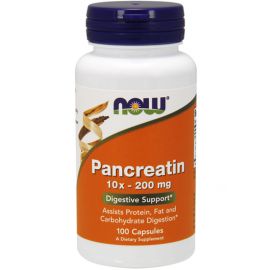 Pancreatin 10X 200 mg от NOW